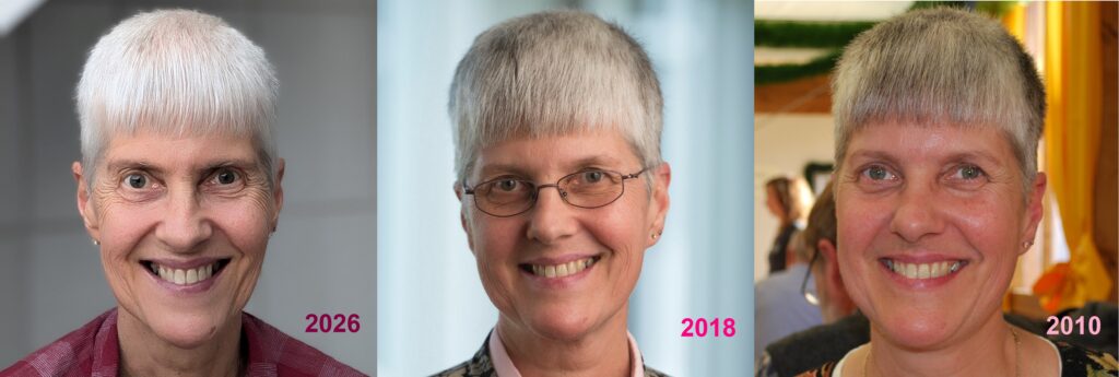 my face over the years